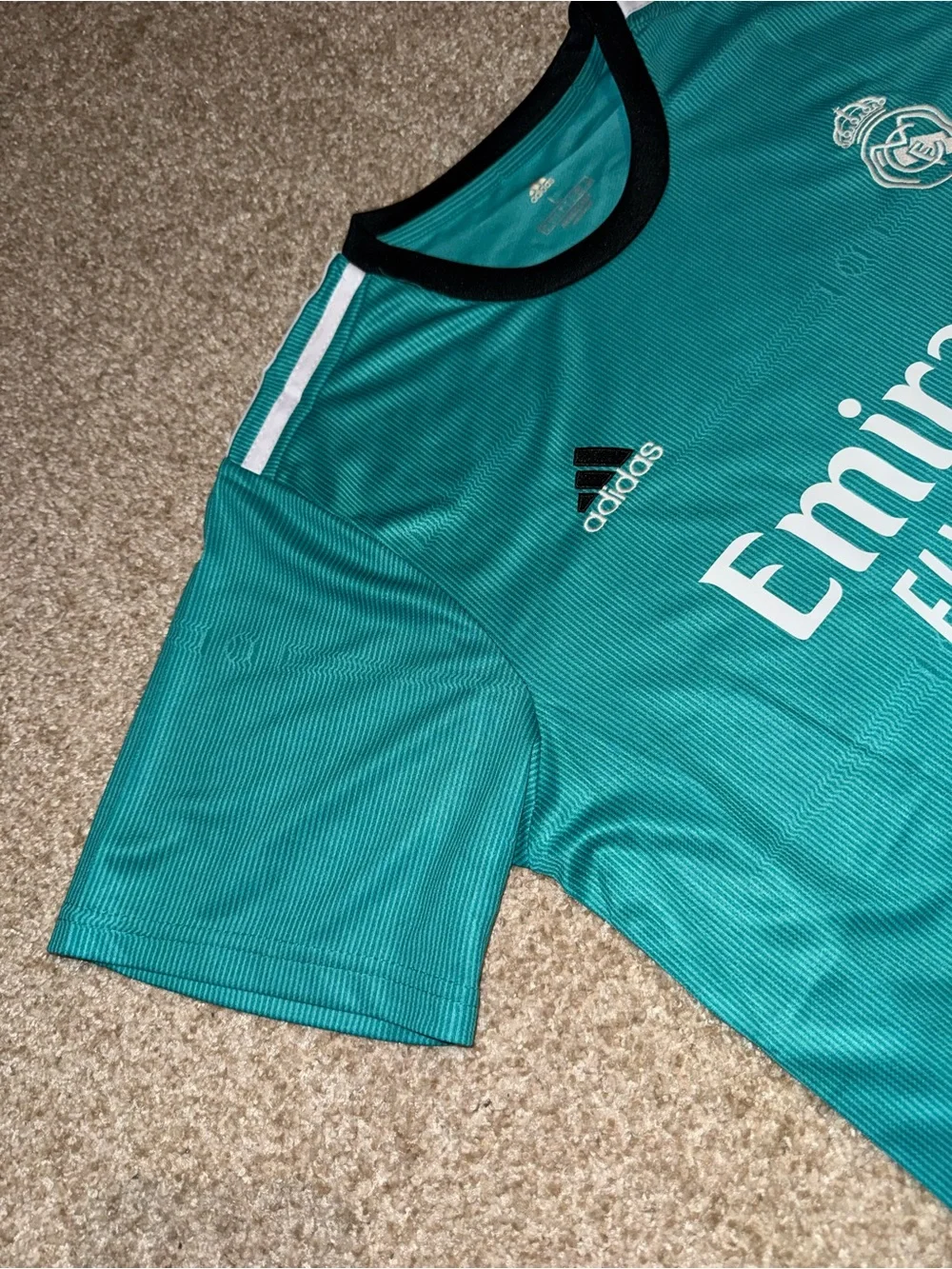 Adidas Real Madrid 2021-2022 Vini Jr. #20 Men’s Third Soccer Jersey 🆕